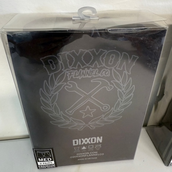 NIB Dixxon Flannel Company Mens Size M Premium Boxer Briefs Logo 2 Pairs - Picture 2 of 2